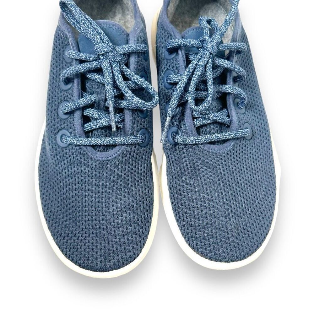 Allbirds Women’s Tree Runners Sneakers in Marine Blue (White Sole) Size 9 - Picture 5 of 9